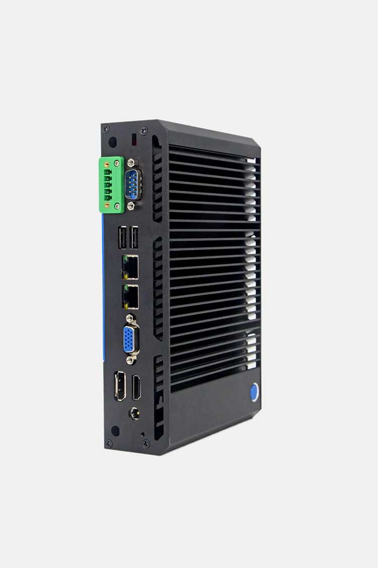 Customized Embedded RS232 X86 IPC 12V server computer i3 i5 linux fanless pc small factor