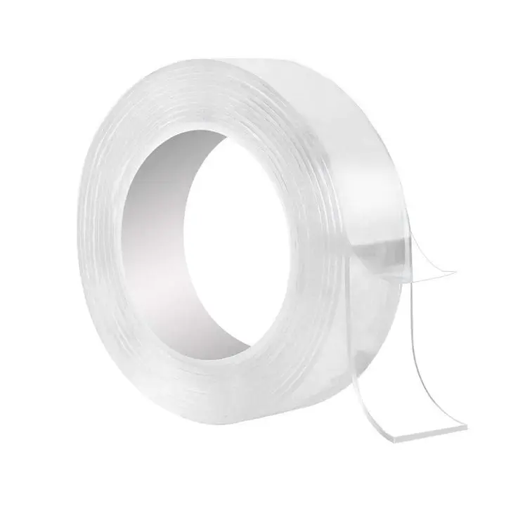 Transparent Nano Double Side Adhesive Tape Reusable Silicone Nano Adhesive Tape
