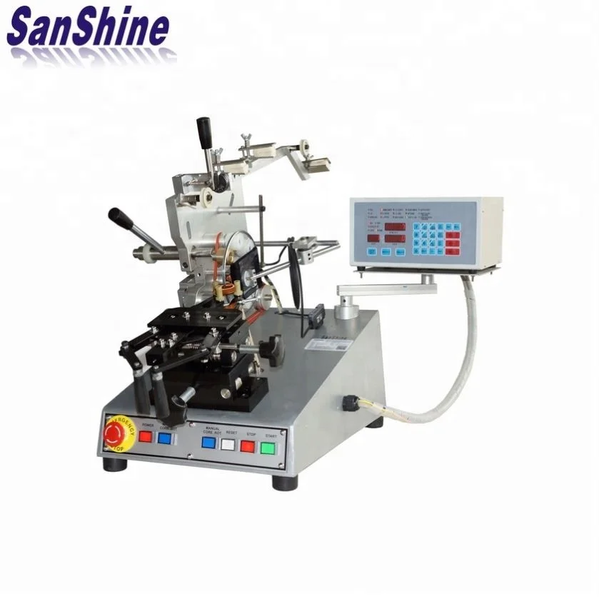 Toroid coil winding machine for torquer motor stator coil