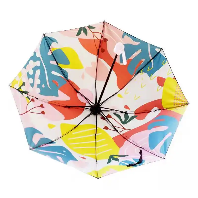 Best Quality 3 Fold Umbrella Cute Bear Full Print Umbrella children gift umbrella