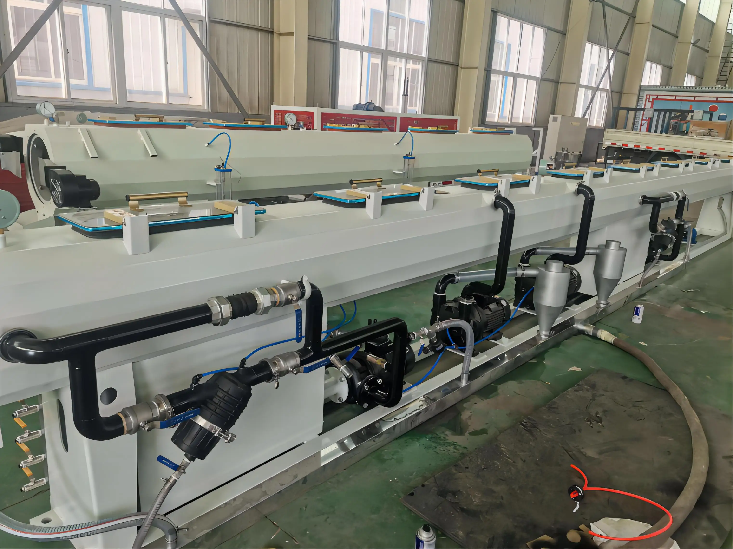 High Speed PE PPR Water Supply Pipe Manufacturing Extrusion Machine PP HDPE Pipe Tube Extrusion Line
