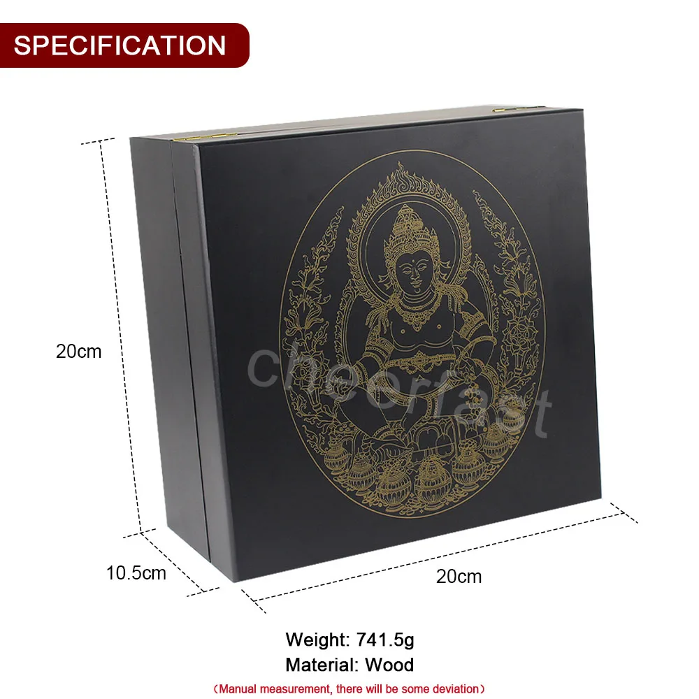 Support To Add Your Logo Black MDF Wooden Keepsake Box Wedding Gift Wooden Box For Storage Custom Wooden Watch Boxes Cases