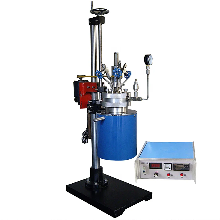 Manual lifting static seal structure laboratory magnetic stirring high pressure chemical reactor