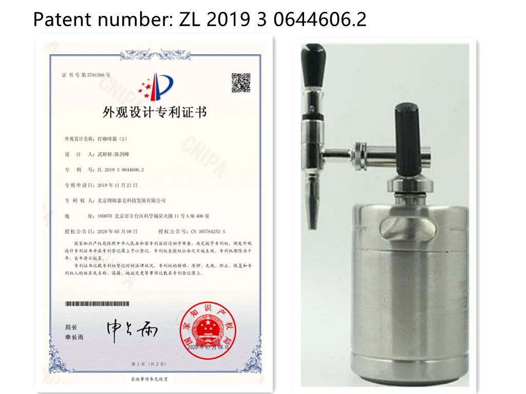 Stainless Steel Coffee Maker 10l Coffee Keg Nitro Cold Brew Coffee Maker