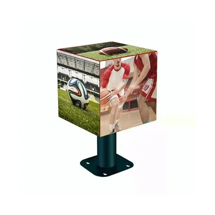 Wifi 4g App Control 3d Magic Led Screen P2.5 P4 P5 Full Color Retail Led Sign Cube Led Display