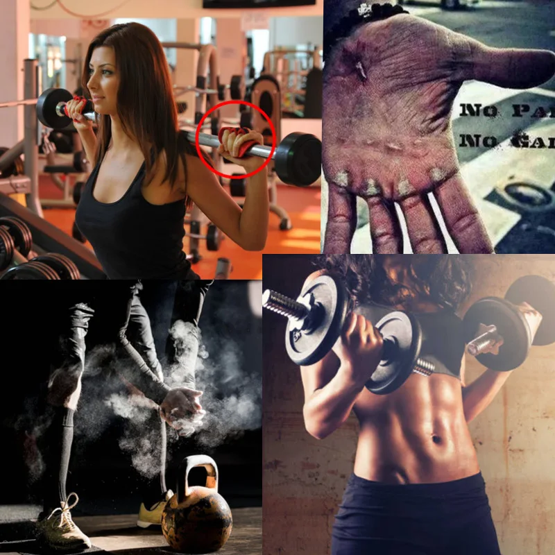 Sports Cross Training Gloves with Wrist Support for Fitness Weightlifting Gym Workout, Silicone Padding, Avoid Calluses