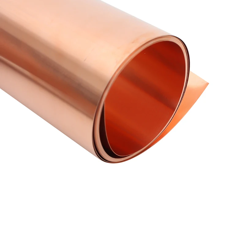 Copper Tape In Coil 0.5mm 0.7mm 1mm Thickness Copper Strip 99.99% Pure Copper Foil