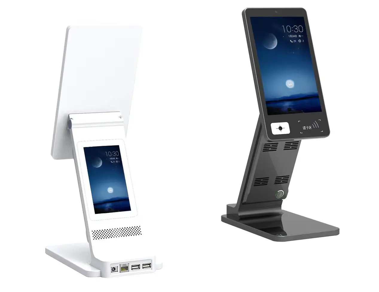 New dual screen cash register RK3568 flat screen display cash register All in One POS terminal Systems Machine