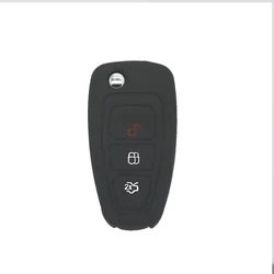 Car key cover soft silicone  car remote cover for Ford