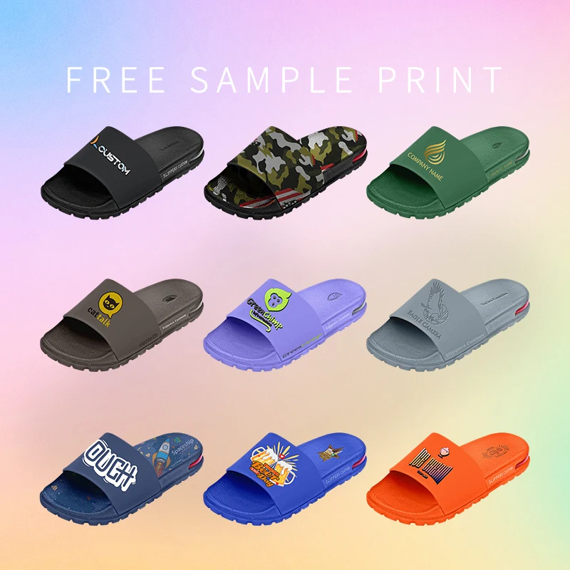 Latest Design Summer Mens Women Indoor Print Eva Slippers Slides Sliders Custom Logo Unisex Slippers
