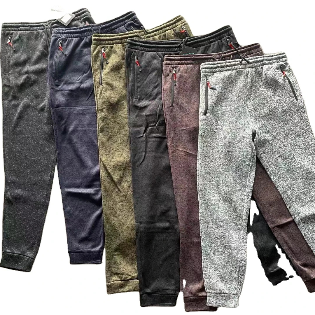 Мужская 100% полиэстер Джерси и флис композитные jogger Готовые одежды оптовая продажа одежды