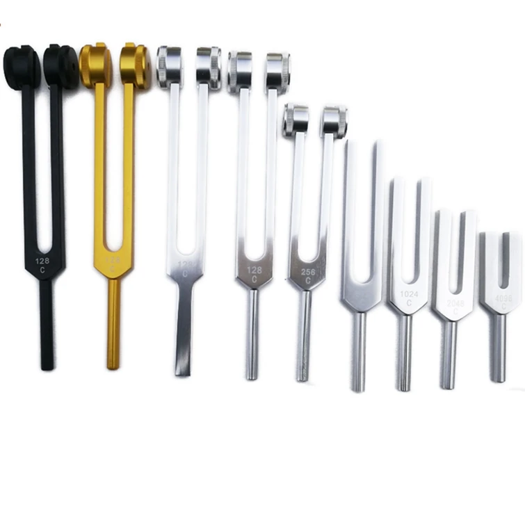Wholesale High Quality New Solfeggio Multicolor Weighted Tuning Forks