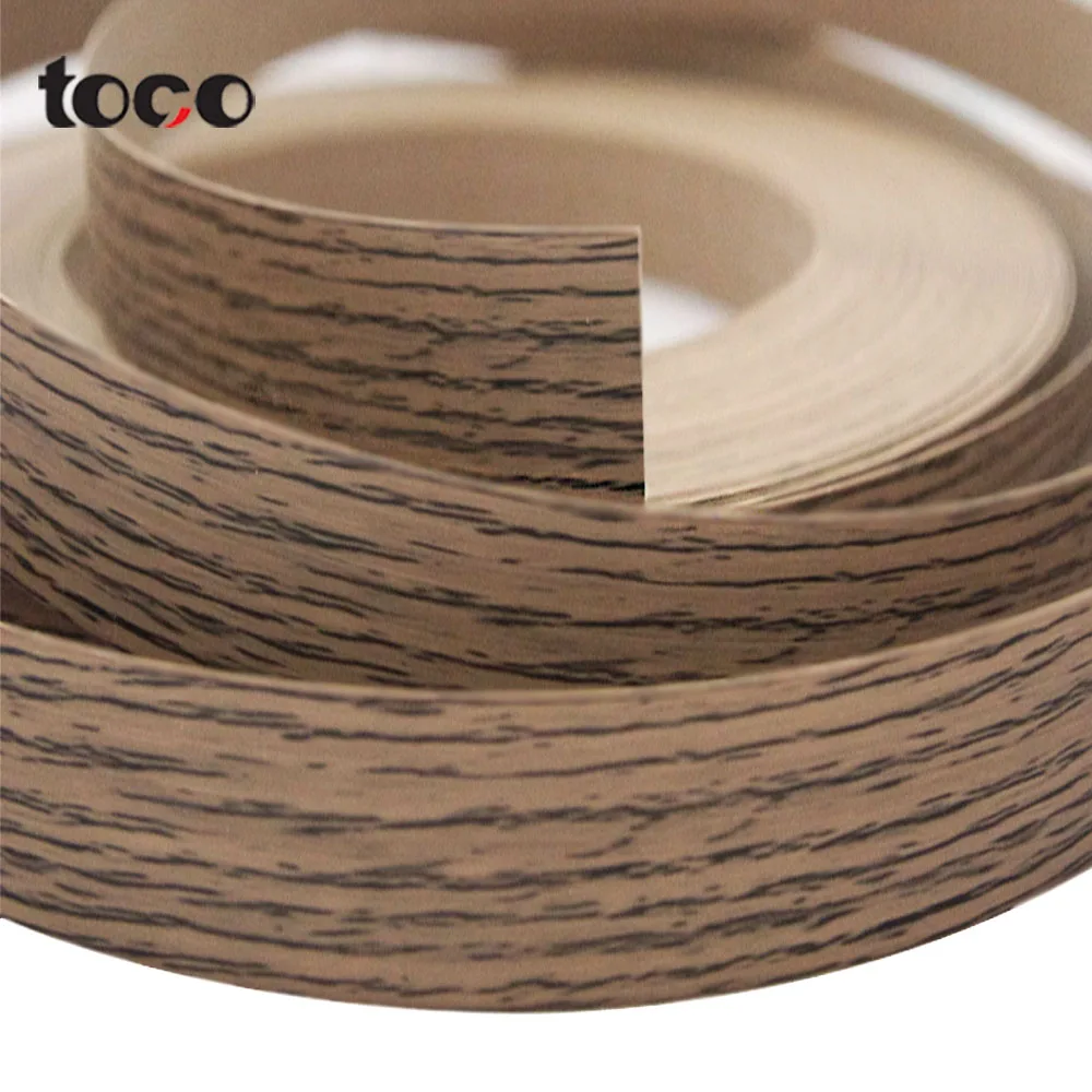 Кромкооблицовочная лента TOCO из ПВХ и АБС однотонная высокого качества