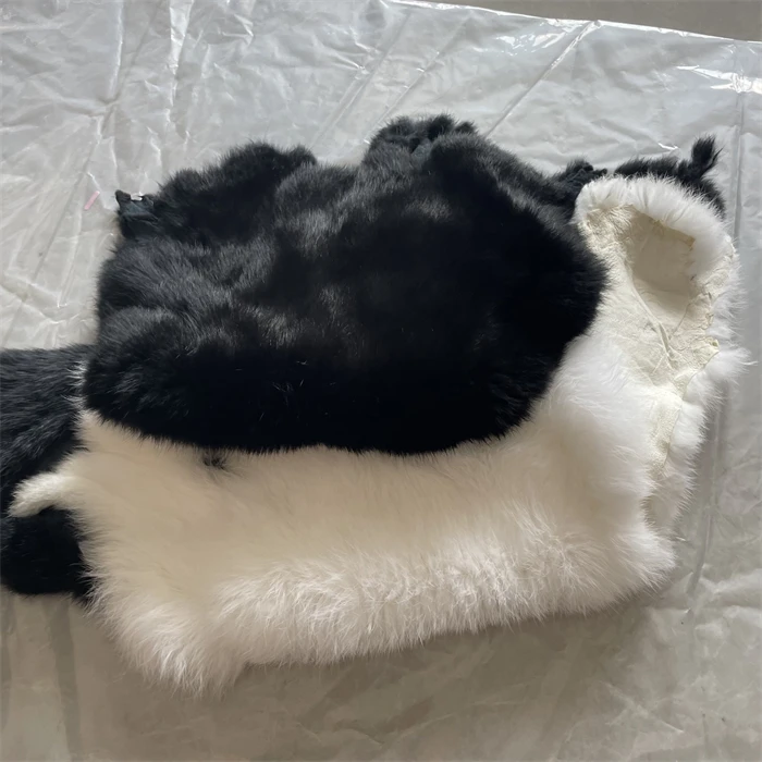 Мех кролика с капюшоном хорошего качества