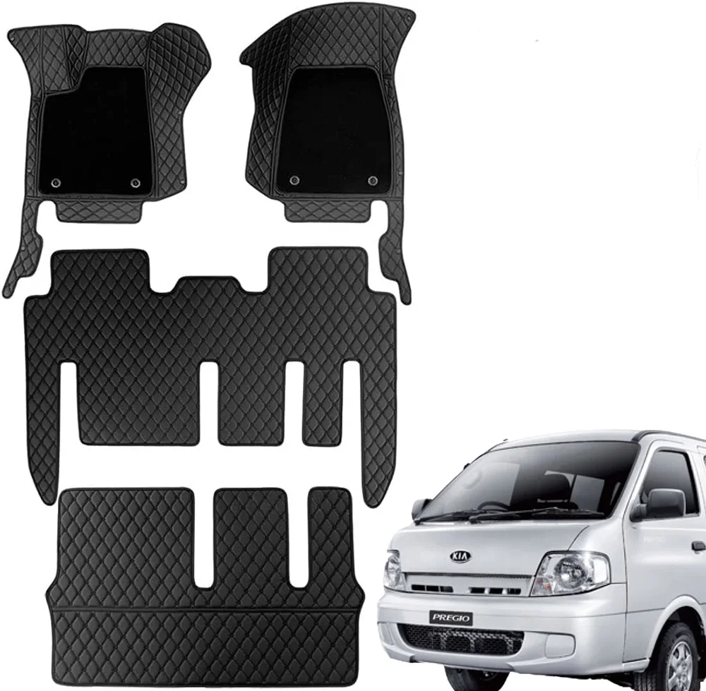 High Resilience Car Leather Car Accessories MPV Car  Floor Mats For Kia Pregio?toyota/BMW/Honda