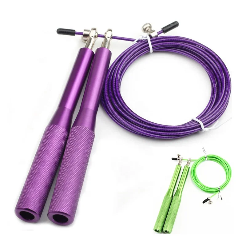 Weighted Jump Rope Set Fitness Adjustable Jumping Rope for Boxing Fitness Pink Jump Rope Oem Plastic Custom