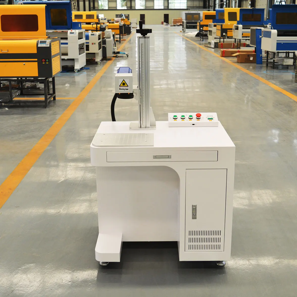 VOIERN metal laser engraver / laser marking machine/ fiber laser marking machine 100w