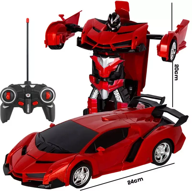 New Electric RC Car Transformation Robots Kids Boys Toys Outdoor Sports Deformation Robots Model transform robot toy car