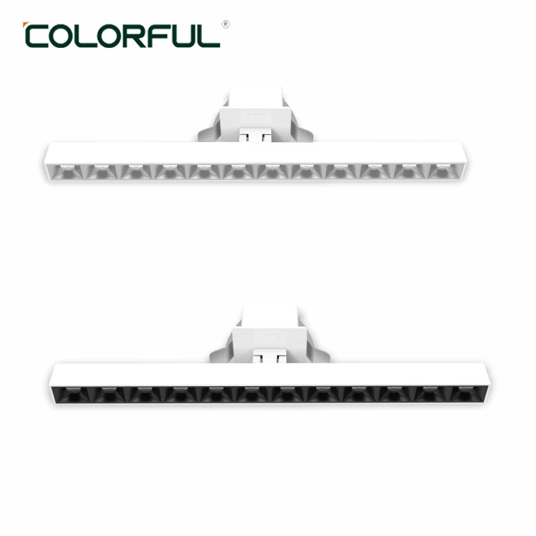 hot selling led linear light 8W 14W 20W office home museum art galleries display ceiling recessed adjustable linear light system