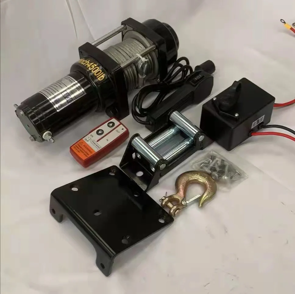 Electric winch / small hydraulic electric winch / petrol engine powered winch