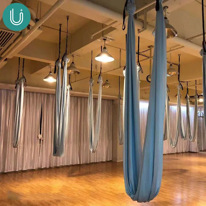 Воздушный мягкий гамак для йоги из полиэстера