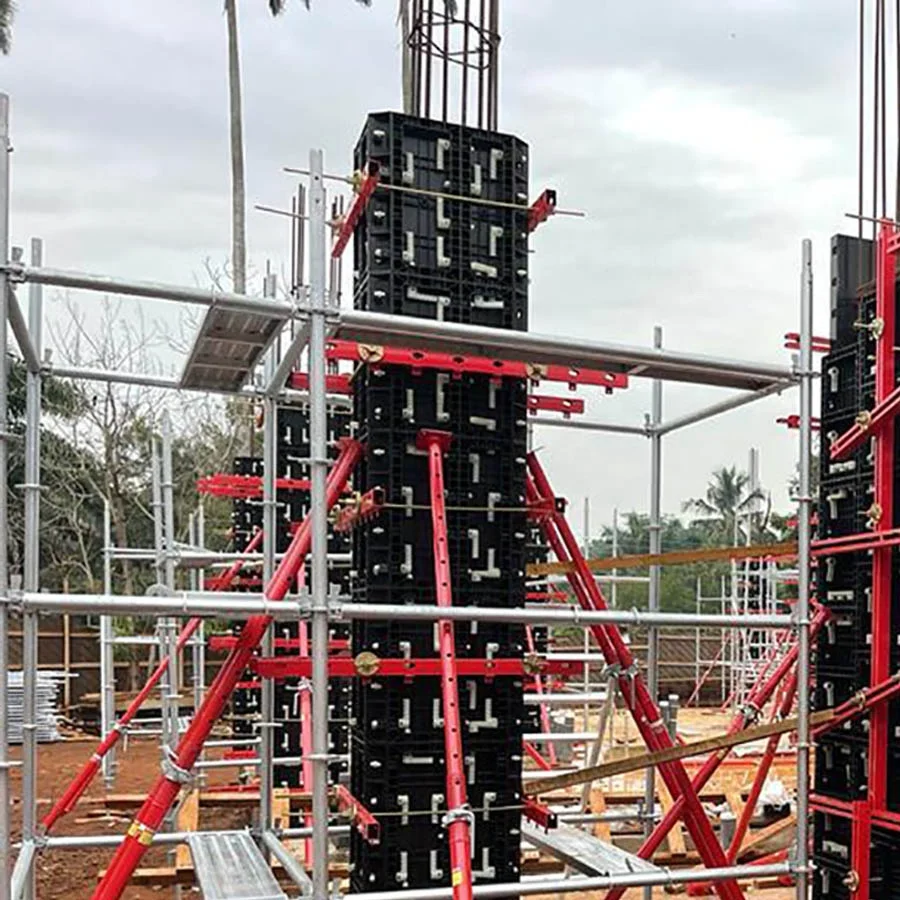 TECON ABS Plastic Housing Adjustable Mould Plastic Panel Formwork For Column Concrete