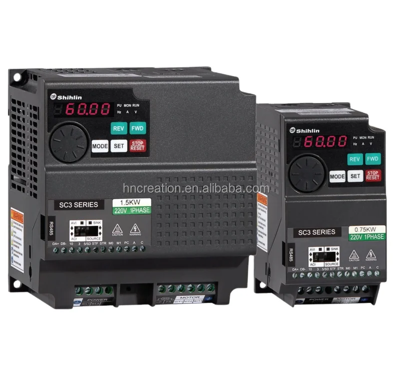 100% original new SHINLIN VFD Variable Frequency Drive SHIHLIN Inverter SC3 SE3 SF3 SL3 SS2 Series 0.4K-22K