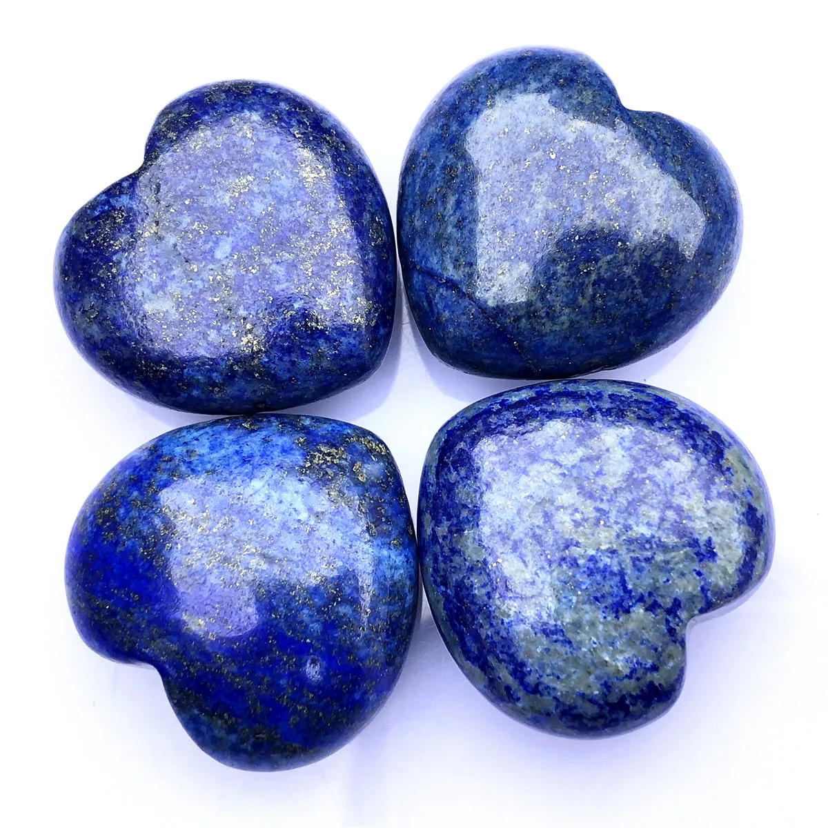Wholesale Cheap Crystal Heart Healing Quartz Love Heart Lapis lazuli jasper Natural Crystal Quartz
