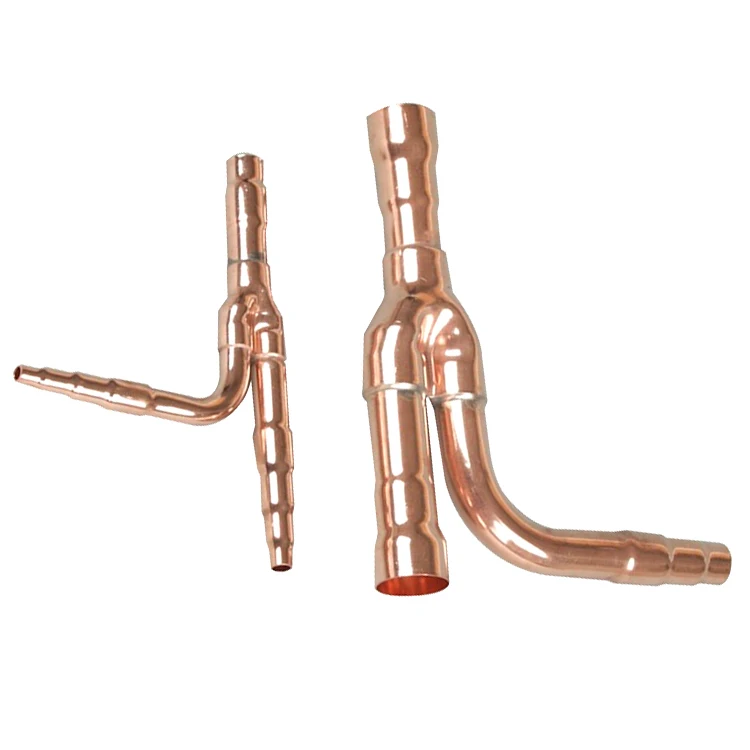 90 Degree Tee Fitting Branch Piping Kit Refrigeration System Refnet Joint For SANYO