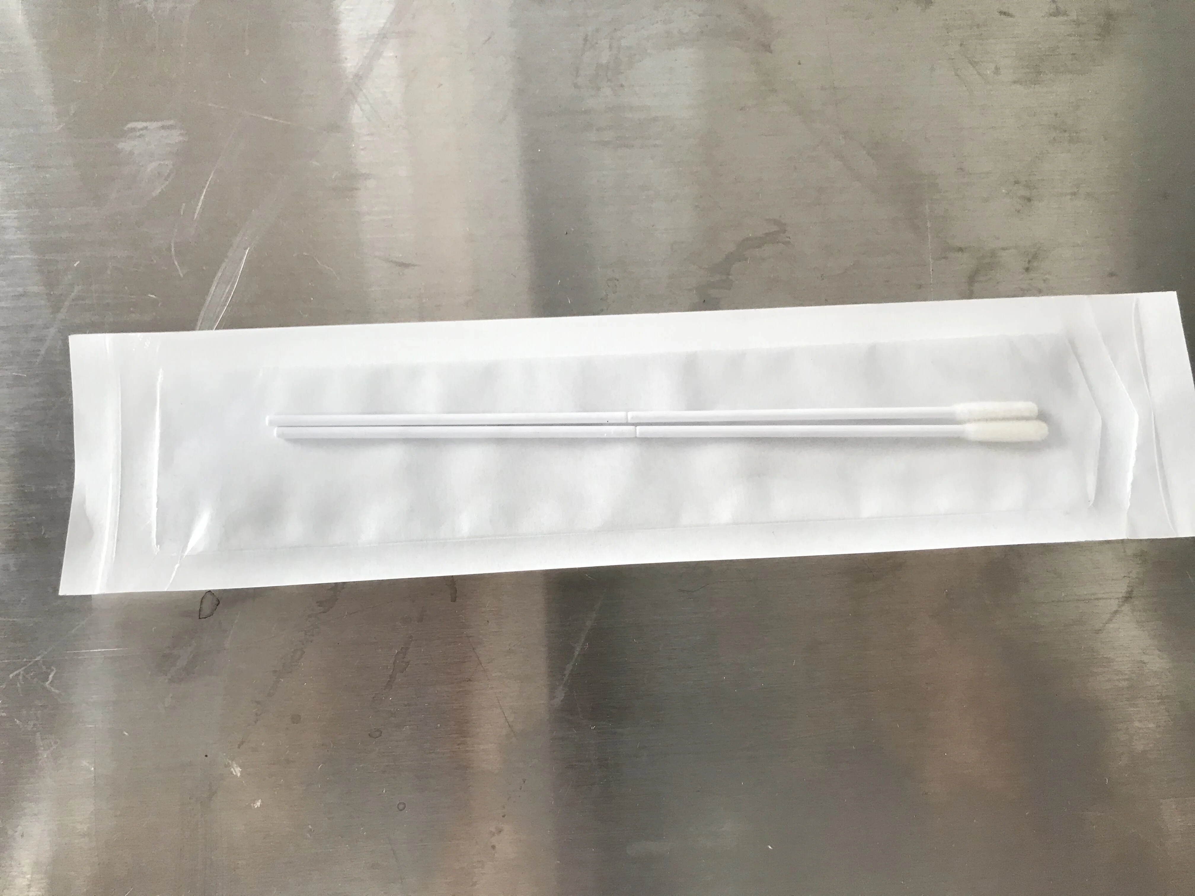 2020 New Product Automatic Nucleic Acid Detection Cotton Swab Plastic Packing Machine Strip Paper China Soft Pouch Packing