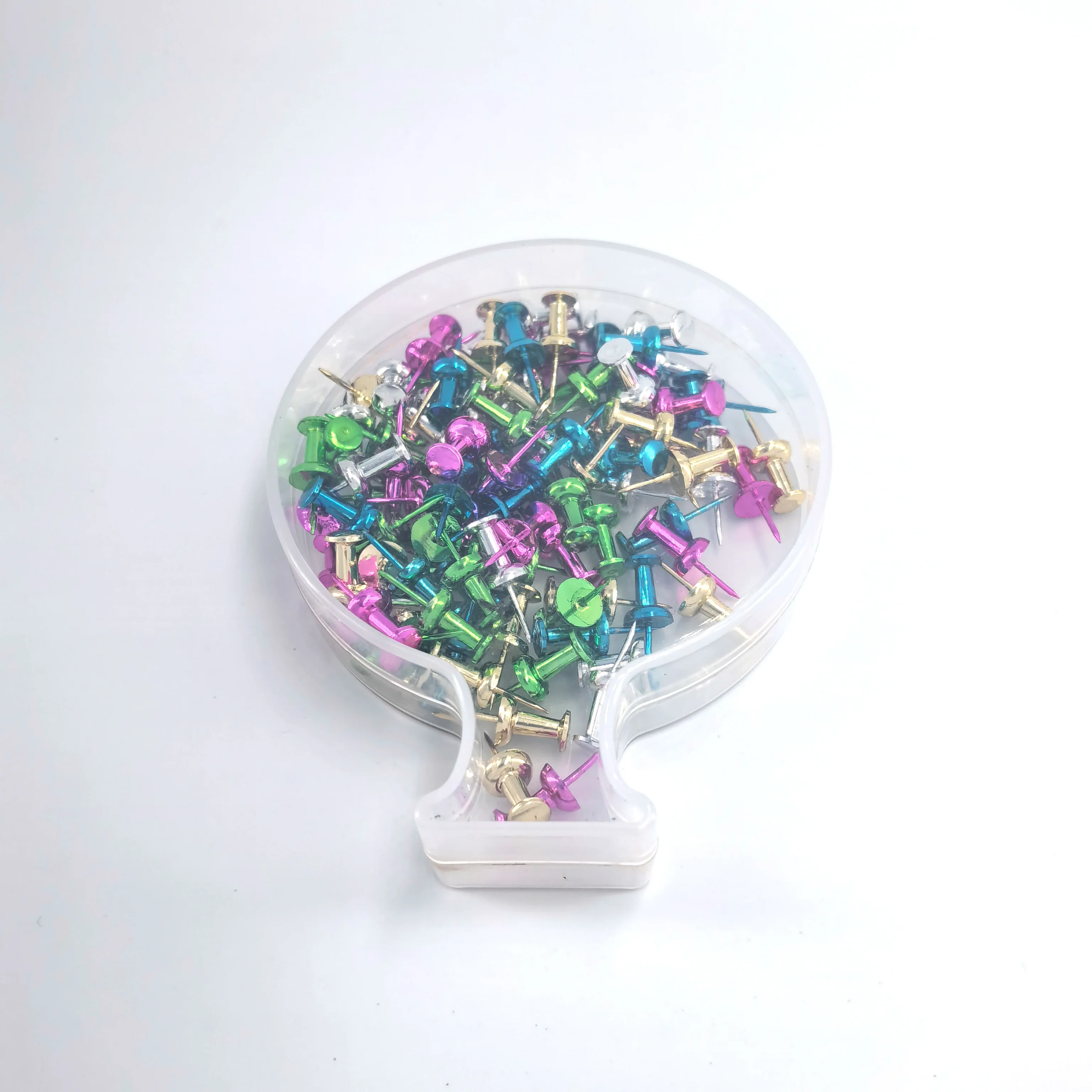 New Design New Material 5 Colors Plastic Head Push Pin Used For Paper