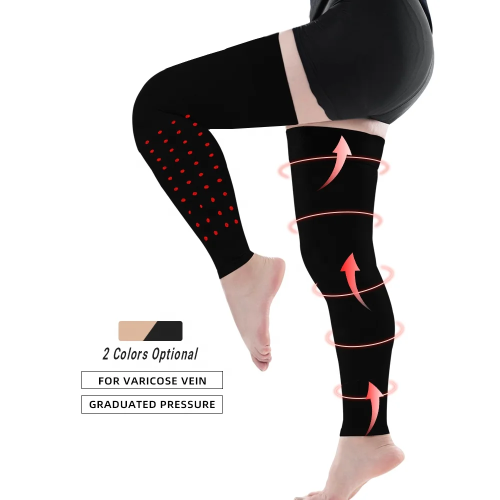 Breathable Black Basketball Tight High Compression Knee Sleeves Soft Sport Safety Elbow Support OEM Customized Bag