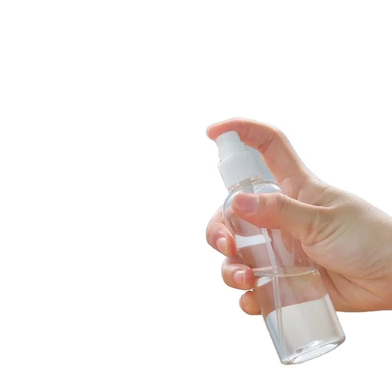 Alcohol Gel Para 50ml 60ml 100ml 120ml 200ml PET Spray Envase De Plastico Bottles