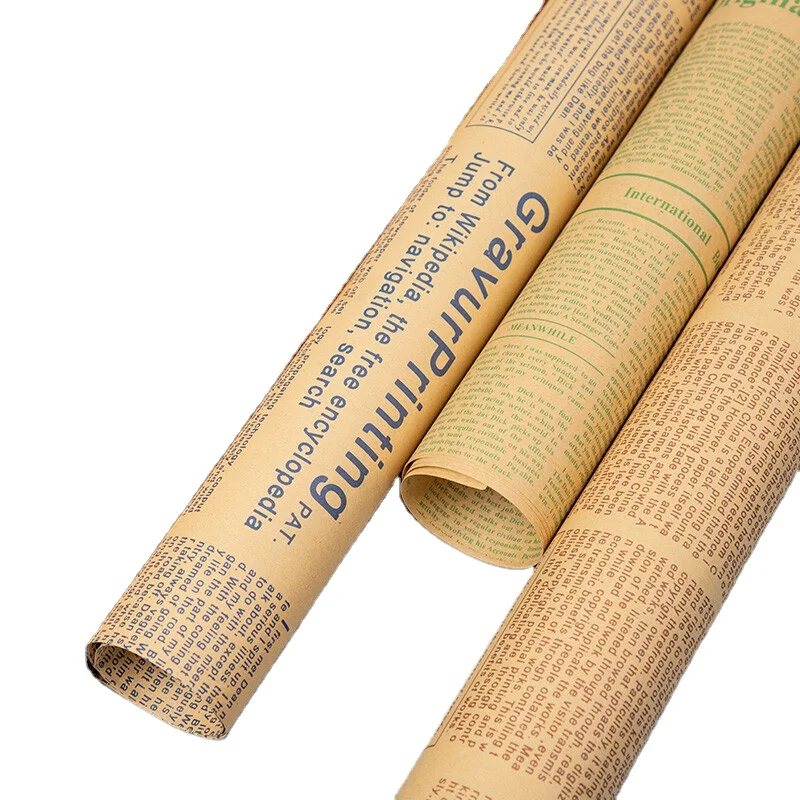 Wholesale Cheap 30-80GSM Custom Size Jumbo Roll White Kraft Paper Packing Paper Craft Paper