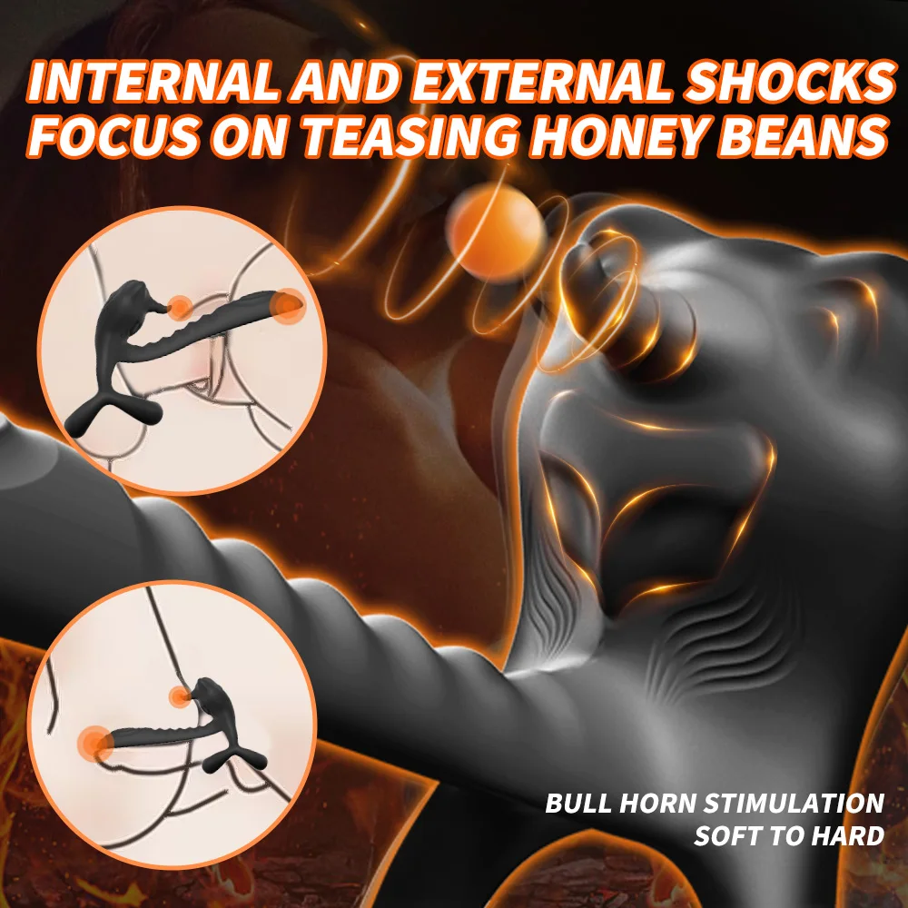 Factory wholesale lock ring male vibration anti-shoot delay ring wireless remote control adult products cock ring