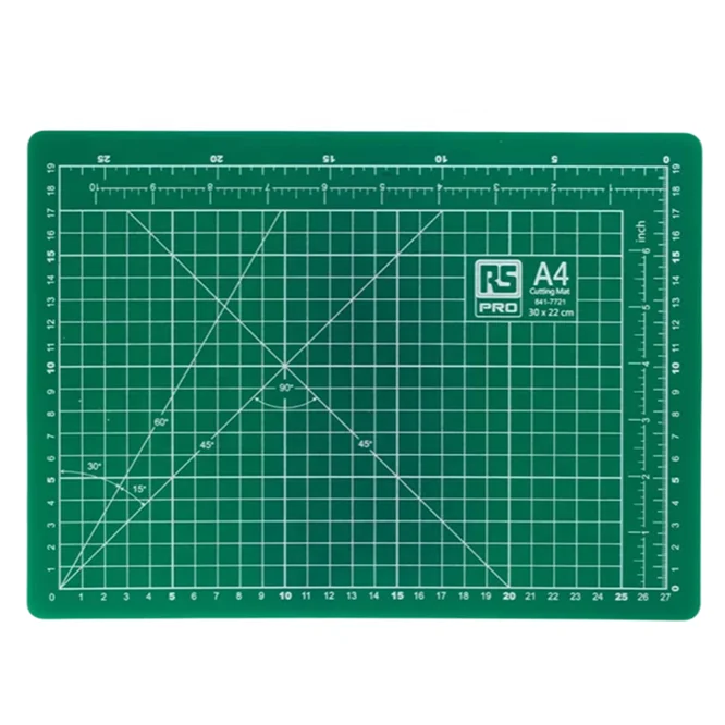 Custom Printing Size Self Healing Cutting Mat A3 Double Sided DIY Craft Green PVC Cutting Mat 45*60