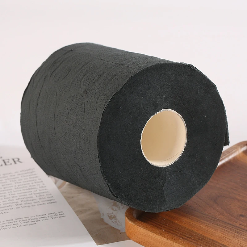 Toalet WC Paper Black Toiletten Papir Bamboo Pulp T Roll 2 3 4 Ply Hemp Toilet Paper 48 Rolls Toliet Paper For Sale