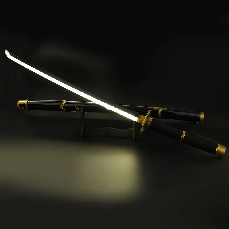 Japanese Anime One Piece Katana Wooden Swords Roronoa Zoro Cosplay Toy Ninja Swords with Sheath
