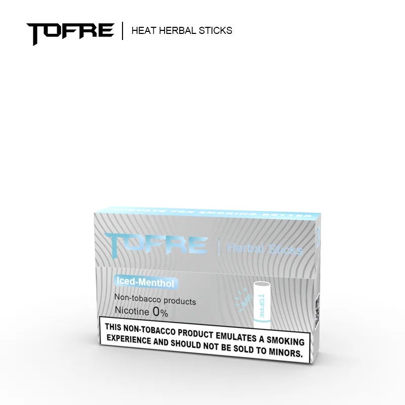 Tofre Manufacturer Menthol Flavor Heat Not Burn Sticks For Heat Device Heat Tobacco Herbal Sticks
