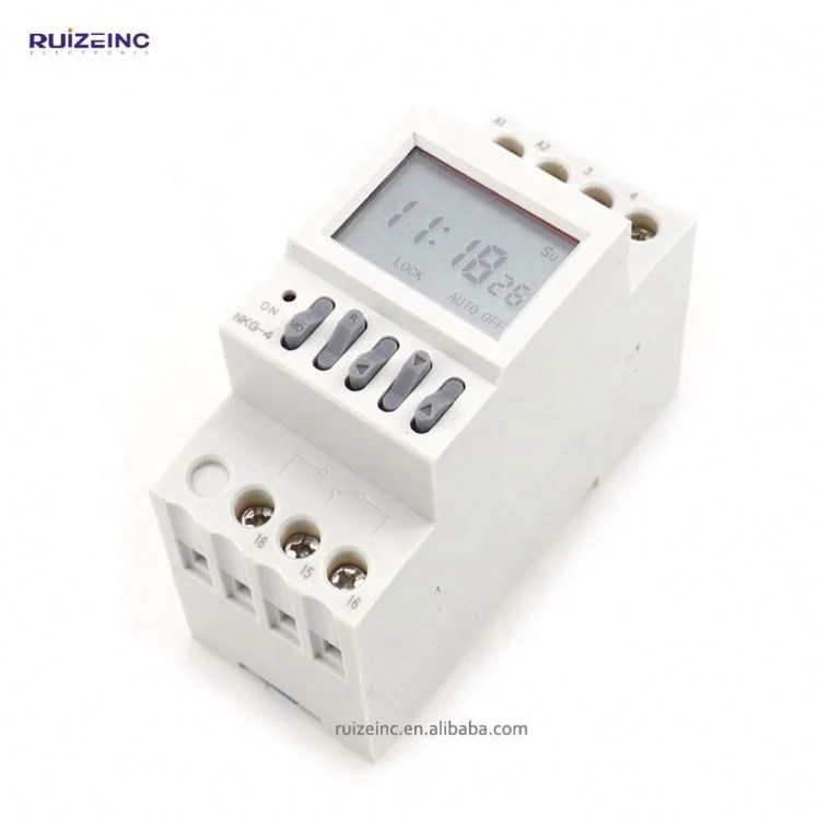 NKG-4 NKG4 часы din-рейка интеллигентая (ый) микрокомпьютер автоматический колокол кольцо Таймер Пульт дистанционного управления таймер школьного звонка 220V с 40 групп