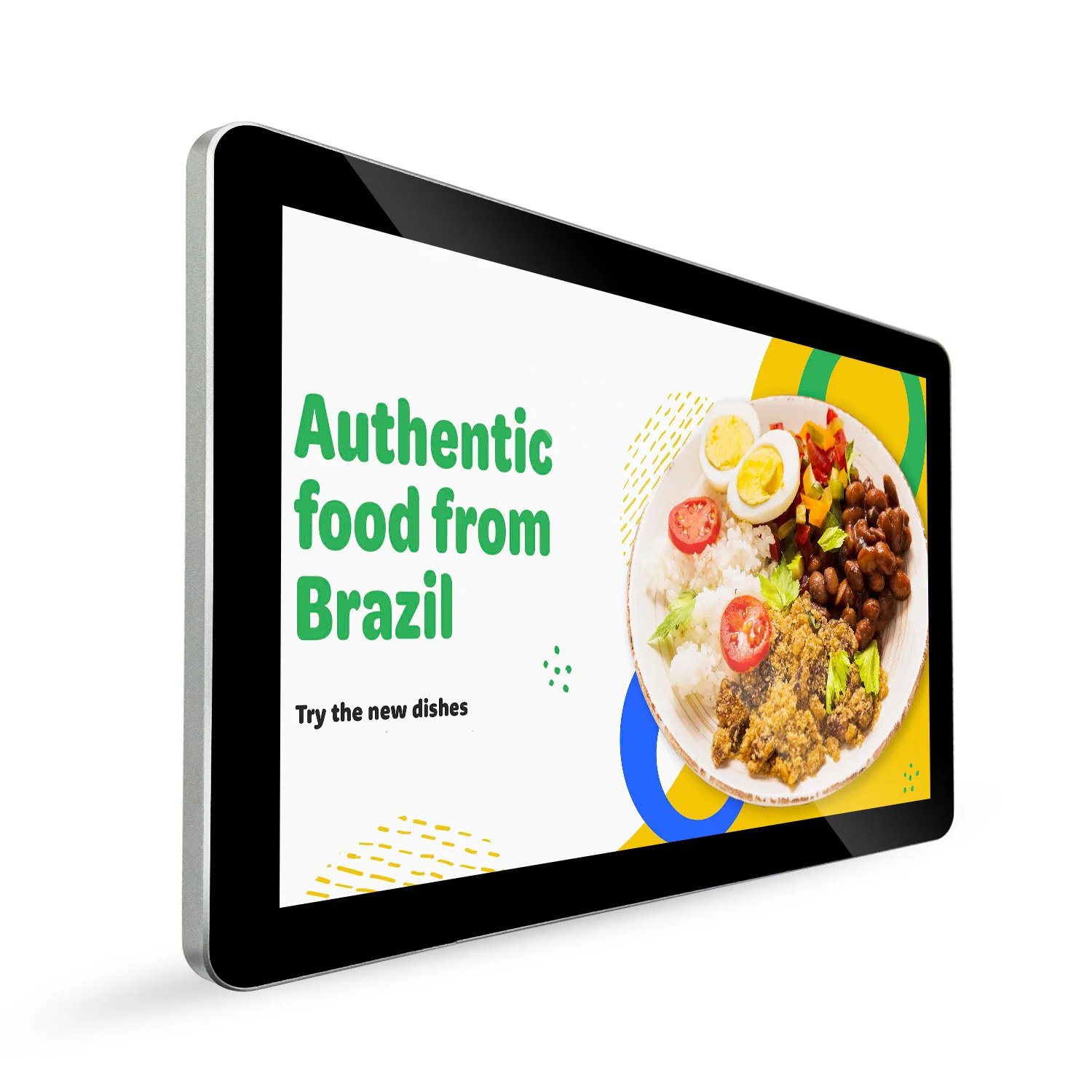18.5 Inch LCD Digital Signage Monitor WiFi Android Video Advertising Player USB SD Card Digital Signage for Advertising