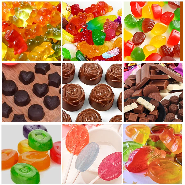 OCEAN Cheap Chocolate Sweet Ginger Quarter Deposit Pour Make Chain Die Form of Candy Machine