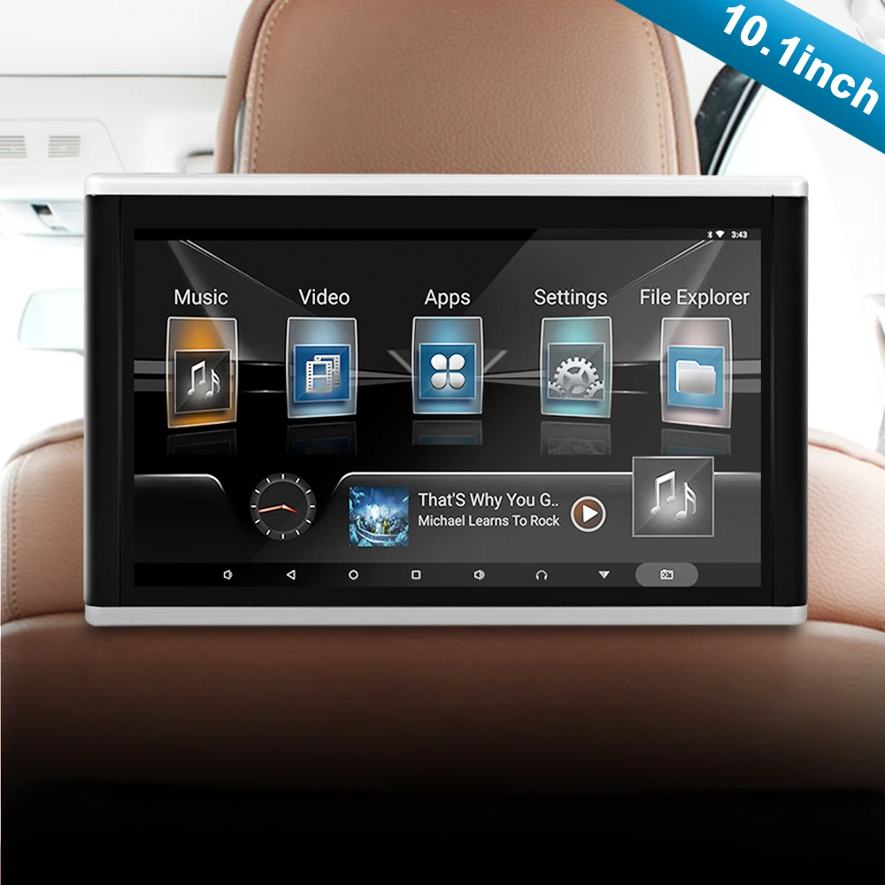 9 дюймов IPS сенсорный экран android 0 подголовник мульти-медиа-плеер