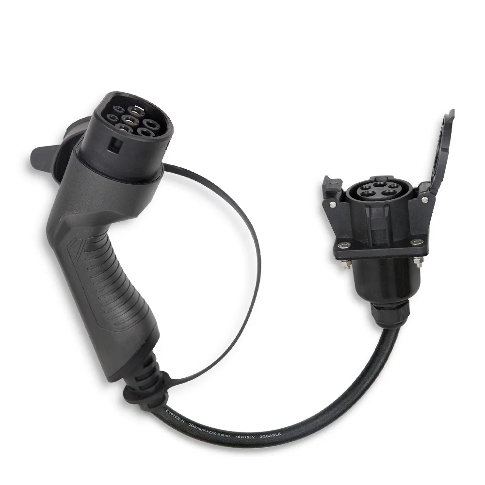 
Переходник SAE J1772 для электромобиля, тип 1 в Тип 2 