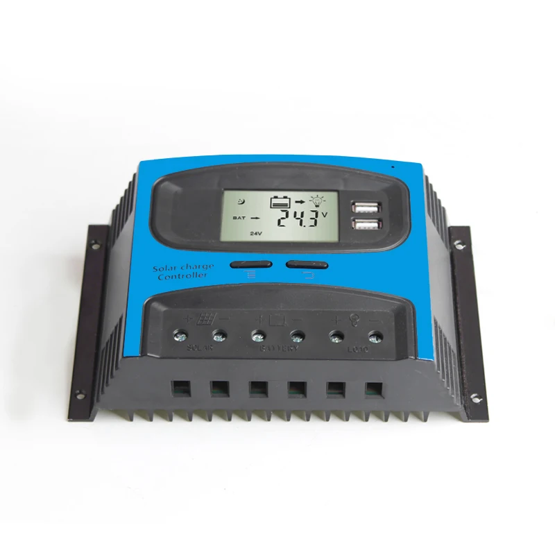 BYGD factory direct sale 40A solar charger controller 12v 24v pwm Solar photovoltaic power generation system controller