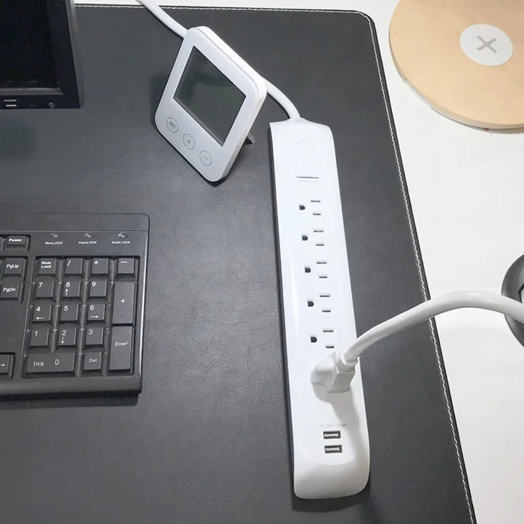 6 Outlet Multi Functional Surge Protector Power Strip with USB