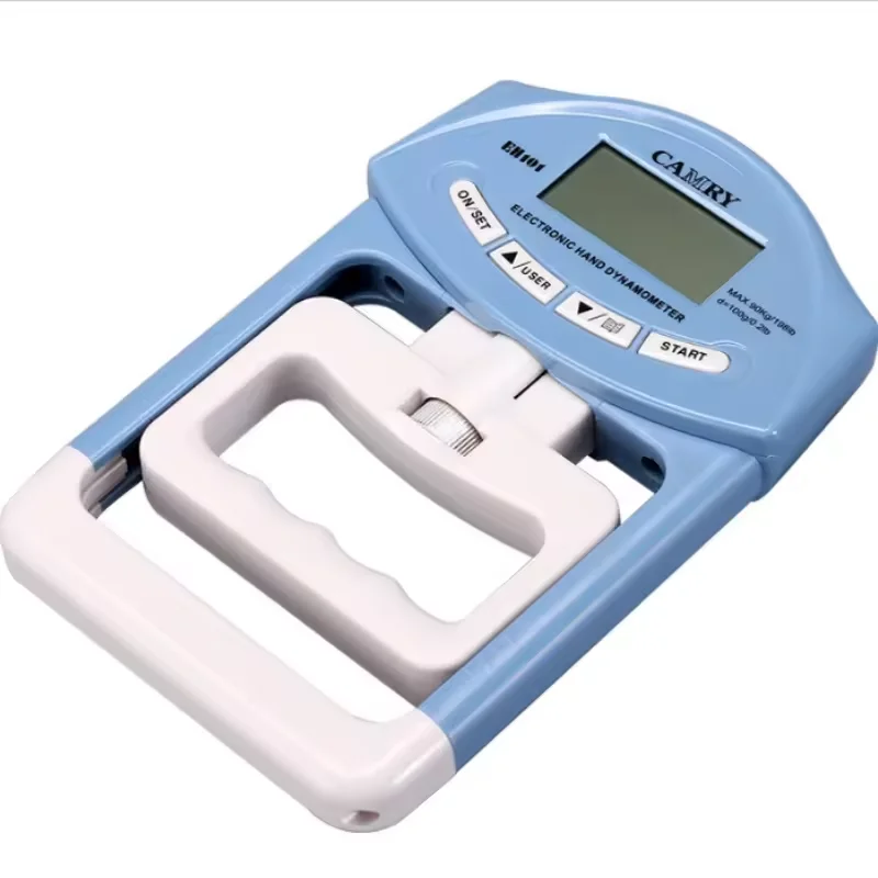 Electronic LCD Display Digital Hand Grip Held Muscle Hand Grip Adjustable Strength Hand Grip Dynamometer Measuring Meter