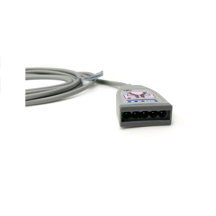 Compatible 5 lead ECG Trunk Cable for  M1668A ECG cable