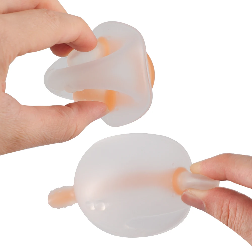 Newsun Penguin Silicon Teether Toy Silicone Baby Teething Nursing Glove Soothe The Anti Eating Hands Sensory Autism For Kids