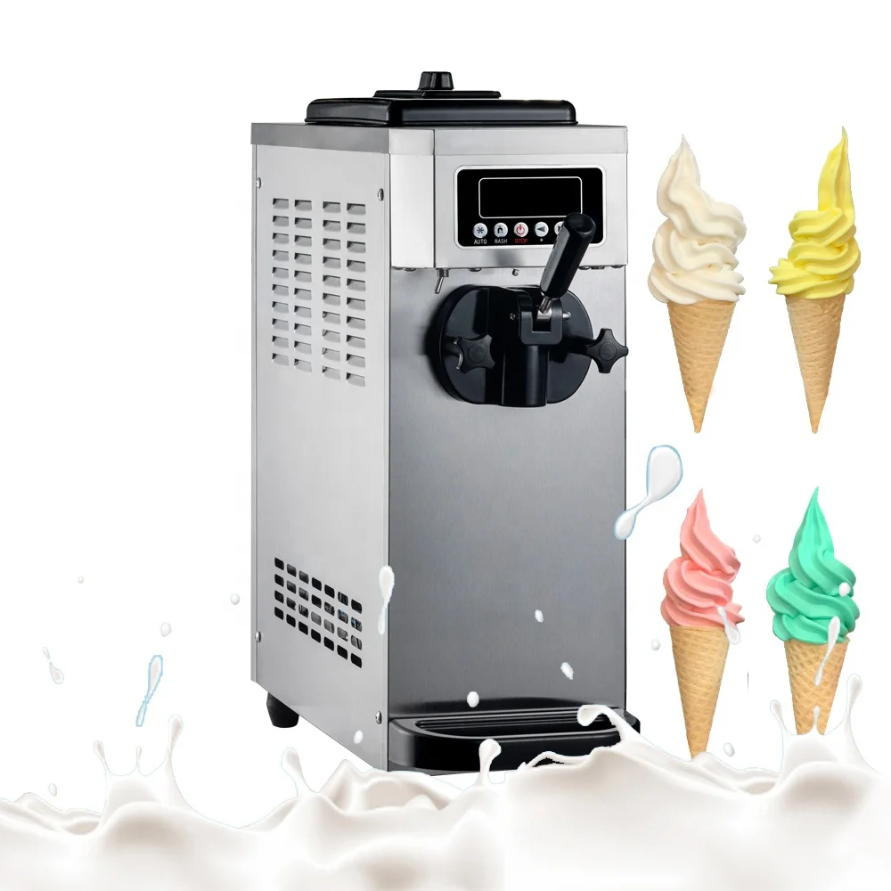 Small Business Equipments Tabletop Desktop-Soft-Ice-Cream-Making-Machine
